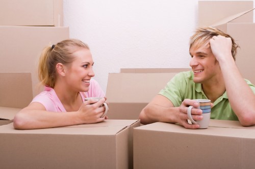 Man and van service helping with a residential move in Merton