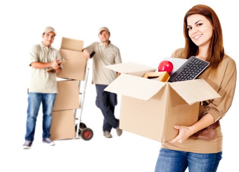 Packing and loading household items for a Merton house move