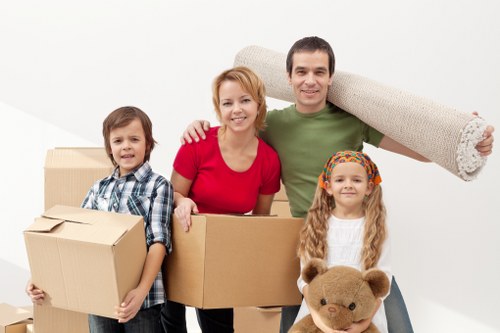 Household storage support for homes in Merton with boxes and furniture